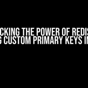 Unlocking the Power of Redis-OM: Creating Custom Primary Keys in Python